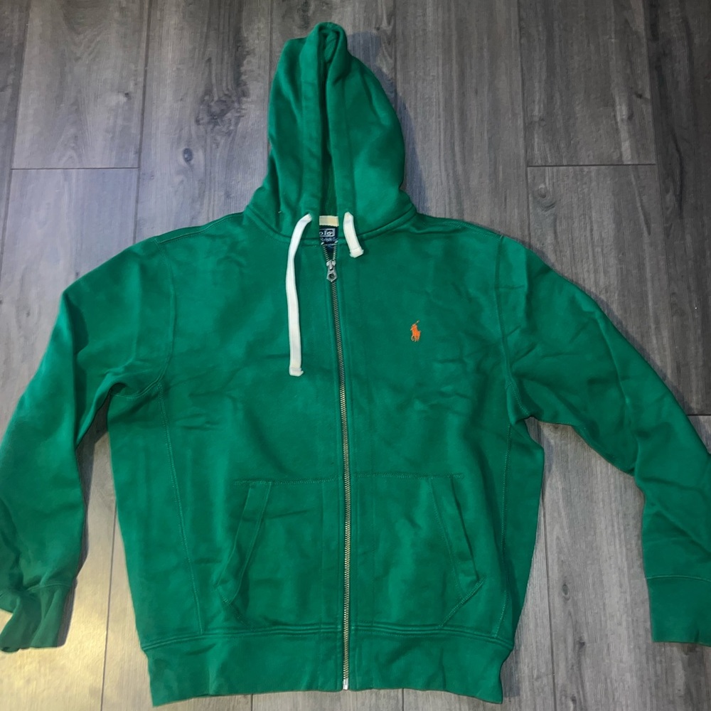 Polo Ralph Lauren hoodie green size large